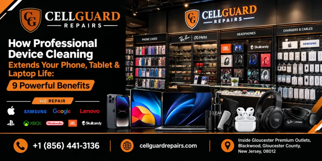 How Professional Device Cleaning Extends Your Phone, Tablet & Laptop Life: 9 Powerful Benefits